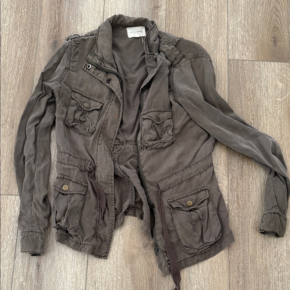 Army green Military Style Jacket